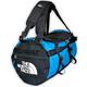 THE NORTH FACE Gilman Duffel Bag, Heavy Duty Sports Bag with Backpack Shoulder Strap and Padded Side Handles, Black/Blue, Small, 50L (TNF), Blue and black, 50L