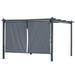 Aoodor Cordless Pergola Roller Shade 2 Pack, Polyester in Gray | 72 H x 115.2 W in | Wayfair 800-162-GY