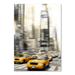 East Urban Home City Art Times Square Yellow Cabs Graphic Art Paper in Gray/Yellow | 10 H x 8 W in | Wayfair EUNH4395 33353850