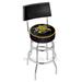 Holland Bar Stool NCAA 30" Swivel Bar Stool Upholstered/Metal in Blue/Gray | 45 H x 18 W in | Wayfair L7C430WichSt