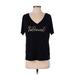 Bella + Canvas Short Sleeve T-Shirt: Black Tops - Women's Size Small