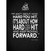 Trinx Rocky How Hard You Hit Poster Print By Mark Rogan (18 X 24) RGN114817 Paper in Black/White | 24 H x 18 W x 1 D in | Wayfair