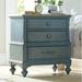 Lesley 3 Drawer Nightstand Wood in Blue Laurel Foundry Modern Farmhouse® | 30 H x 28 W x 18 D in | Wayfair 28F2E9BE287148D0B034589DF9F57117