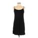 H&M Casual Dress - Shift Scoop Neck Sleeveless: Black Print Dresses - Women's Size X-Small