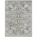 Blue;black;red;yellow;ivory;gray Rectangle 7'10" x 10' Area Rug - Bungalow Rose Machine Woven Polypropylene Area Rug in Gray/Blue/Ivory 120.0 x 94.0 x 0.43 in blue/white | Wayfair