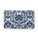 Blue/White 30 x 18 x 0.12 in Indoor/Outdoor Area Rug - Astoria Grand Reston Floral Machine Woven Chenille Indoor/Outdoor Area Rug in Chenille, | Wayfair