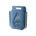 Rebrilliant 1Pc Dirty Laundry Basket, Foldable Home Bathroom Dirty Laundry Basket, Storage Basket, Wall Mounted in Blue | Wayfair