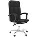 Inbox Zero Reclining Office Chair Black Faux Leather Upholstered/Metal in Brown/Gray | 45.1 H x 24.8 W x 23.2 D in | Wayfair