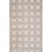 Gray 66 x 42 x 0.75 in Area Rug - Wade Logan® Bismah Geometric Handmade Tufted Wool Area Rug in Beige/Wool | 66 H x 42 W x 0.75 D in | Wayfair