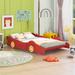 Zoomie Kids Abigailgrace Kids Beds Bed Wood in Red | 16.1 H x 55.3 W x 87.4 D in | Wayfair 46CA3B6A96E24C7B9CB40A919388C2BE