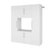 WFX Utility™ Zerangue 4 Piece Hangups Work Storage Cabinet Set Manufactured Wood in White | 72 H x 60 W x 16 D in | Wayfair