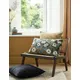 William Morris At Home Velvet Myrtle Tassled Bolster Cushion - Midnight, Midnight