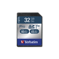 Verbatim 32GB Pro U3 SDHC Memory Card, UHS Speed Class 3