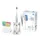 Pursonic S430 High Power Rechargeable Electric Sonic Toothbrush With 12 Brush Heads &amp; Storage Charger, White