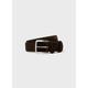 Men's Suede Belt in Brown Sunspel - S