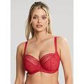 Cleo by Panache Blossom Wired Balconette Bra - Raspberry Pink, Pink, Size 34E, Women