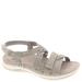 Earth Origins Sass - Womens 9.5 Grey Sandal Medium