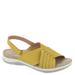 Earth Origins Suzie - Womens 8.5 Yellow Sandal W