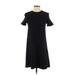 Zara Casual Dress - Shift: Black Solid Dresses - Women's Size Small