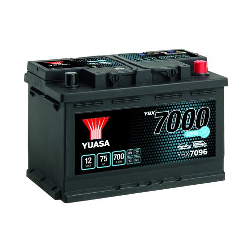 YUASA Autobatterie, Starterbatterie 12V 75Ah 700A L