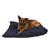 Indoor Outdoor Shebang Dog Bed, 54" L X 44" W X 4" H, Blue, Large