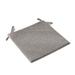 wofedyo chair cushions Square Strap Garden Pads Seat Outdoor Bistros Stool Patio Dining Linen room decor valentines day decor Grey 40*40*2