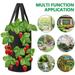 Corashan Garden Decor Hanging Strawberry Planting FeltCloth Planting Container Bag Garden Pot Home Decor