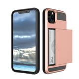 FIEWESEY for iPhone 14 Case for iPhone 14 Pro Case for iPhone 14 Pro Max Case with Card Holder Protective Shockproof Hidden Card Slot Slim Wallet Case for iPhone 14 (Rose Gold)