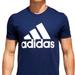 Adidas Shirts | Adidas Unisex Tee -Badge Of Sport | Color: Blue/White | Size: M