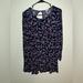 American Eagle Outfitters Dresses | American Eagle Navy Flower Dress | Color: Blue/Pink | Size: L