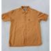 Columbia Shirts | Columbia Sportswear Button Down Men's Large Orange Cotton Short Sleeve Shirt Euc | Color: Orange | Size: L