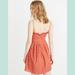 Madewell Dresses | Madewell Pintuck Polka Dot Cami Dress Sz 0 | Color: Orange | Size: 0
