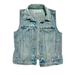 Madewell Jackets & Coats | Madewell The Jean Vest Denim Vest Light Wash Cropped | Color: Blue | Size: Xs