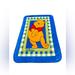 Disney Bedding | Disney Winnie The Pooh Checkered Blue Border Blanket | Color: Blue/Red/White | Size: Os