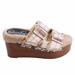 Jessica Simpson Shoes | Jessica Simpson | Cyriss Faux Shearling Platform Slide Sandal In Beige 8m | Color: Brown/Tan | Size: 8