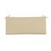 Replacement Bench Cushion - 39x17.5 - Knife Edge, Canvas Sand Sunbrella - Ballard Designs Canvas Sand Sunbrella - Ballard Designs