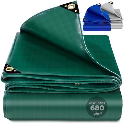 Rotfuchs - Premium Abdeckplane mit Ösen, 700 g/m² pvc RipStop-Gewebe Reißfest & Wasserdicht Image
