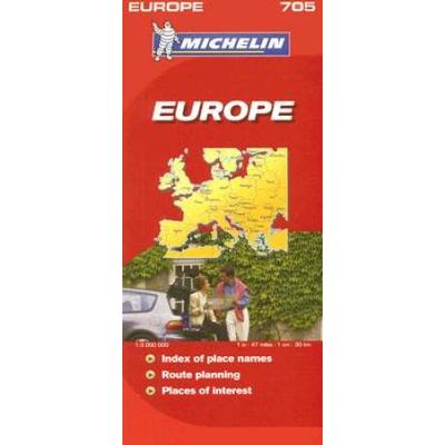 Michelin Map Europe 705 (Maps/Country (Michelin))