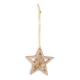 Star Holy Family Olive Wood Christmas Tree Decoration