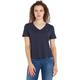 Tommy Jeans Damen T-Shirt Kurzarm TJW Slim Soft V-Ausschnitt, Blau (Twilight Navy), XL