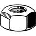 ZORO SELECT B12920.050.0001 Top Lock Distorted Thread Lock Nut, 1/2"-13, Steel,