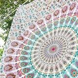 Pop Popular Handicrafts Twin Hippie Mandala Bohemian Psychedelic Intricate Floral Design Indian Bedspread Magical Thinking Tapestry