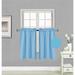 1 PAIR Kitchen Rod Pocket Silk Window Tier Curtain Lined Blackout 30 X 36 RS5