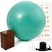 Exercise Ball (25.6in) Professional Yoga Stability Ball Chair Extra Thick Anti-Burst Support 660 lbs with Quick Pump &Workout Guide for Home&Gym&Office