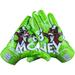 Battle Sports Adult Money Man 2.0 Football Receiver Gloves - 2XL - Neon Green