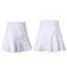 Leesechin Clearance Skirt for Women A-Frame Sports Short Skirt Loose Fake Two-piece Anti-peep and Quick-drying Running Fitness Culottes Tennis Skirt