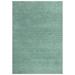 Alora Decor Luna Teal Solid Tone-on-tone Hand-tufted Rug 5 x 7 6 - Aqua / Blue