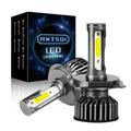 RXTSQI 9003/H4 LED Headlight Bulbs 120W 10000 LM Bright LED Headlights 6500K Cool White LED Headlight Conversion Kit IP68 Waterproof Quick Installation Pack of 2