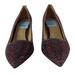 Michael Kors Shoes | Michael Kors Women's Burgundy Rhinestone Pumps Size 5m | Color: Red | Size: 5