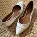 Coach Shoes | Coach Pointy Toe Studded Flats | Color: Cream/White | Size: 8.5